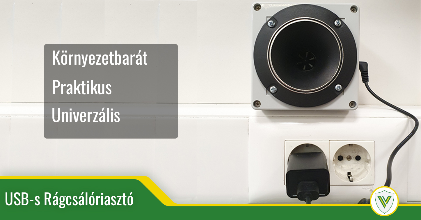 USB-s Vadalarm Rágcsálóriasztó!